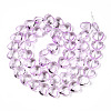 Transparency Glass Beads Strands GLAA-T023-13G-2