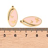 304 Stainless Steel Enamel Pendants STAS-Z190-03G-3