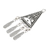 Tibetan Style Alloy Big Pendants AL-CBAAECB-02AS-E-2