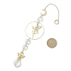 Alloy & Brass Fairy Hanging Suncatchers HJEW-JM04246-3