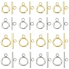 20 Sets 2 Colors 304 Stainless Steel Toggle Clasps STAS-YW0003-08B-2