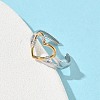 304 Stainless Steel Cuff Open Rings RJEW-Z121-02GP-04-3
