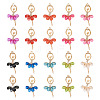 20Pcs 10 Colors Alloy Big Pendants FIND-TA0002-13-2