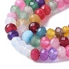 Dyed Natural Malaysia Jade Rondelle Beads Strands X-G-E316-2x4mm-67-3
