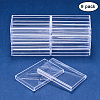 Transparent Plastic Bead Containers CON-BC0004-58-2