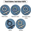 Unicraftale 20 Sets 5 Colors PVD Vacuum Plating 304 Stainless Steel Toggle Clasps STAS-UN0022-68-5