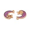 Alloy Enamel Pendants ENAM-S121-061D-G-4