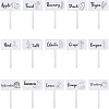 1 Set Acrylic Plant Labels AJEW-CA0004-57A-2