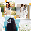 1Pc Polyester Brooches JEWB-CN0001-07A-4