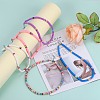 Polymer Clay Heishi Surfer Beaded Necklaces Set NJEW-SW00030-4
