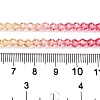 Gradient Color Baking Paint Glass Bead Strands LS-DGLA-A039-T6mm-A02-5