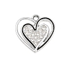 Alloy Rhinestone Pendants RB-CBA332B-07E-P-1