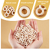  Donut Wooden Linking Rings WOOD-NB0002-11-3