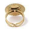 Ion Plating(IP) 304 Stainless Steel Ring RJEW-B059-03G-05-3
