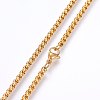 304 Stainless Steel Box Chain Necklaces NJEW-F227-09G-03-2
