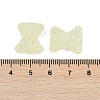 Frosted Transparent Acrylic Beads OACR-P029-20B-03-4