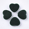 Flocky Acrylic Beads FIND-T046-34-14-1