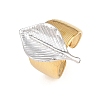 304 Stainless Steel Cuff Open Rings SA-CBV3037-03GP-02-4