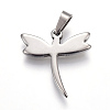 304 Stainless Steel Pendants STAS-I096-16P-1