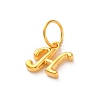 925 Sterling Silver Letter Charms with Jump Rings LS-STER-R008-01G-H-2