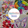 140G 7 Colors Plastic Paillette Beads PVC-SC0001-13-4