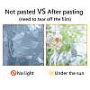 Waterproof PVC Colored Laser Stained Window Film Adhesive Stickers DIY-WH0256-073-8