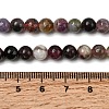 Round Natural Multicolor Tourmaline Beads Strands G-K068-13-6mm-01-5