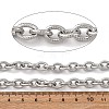 304 Stainless Steel Textured Cable Chains CHS-K023-06P-3