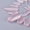 Natural Madagascar Rose Quartz Beads Strands G-F645-11-2