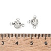Brass Pave Clear Glass Chandelier Component Links FIND-WH0152-919S-4