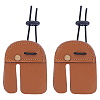 Leather Archery Finger Tab AJEW-WH0182-27-1