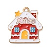 Alloy Enamel Pendants ENAM-B030-02G-01-1