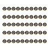 Golden Plated Alloy Charms ENAM-SZ0001-25B-O-1