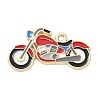 Racing Car Theme Alloy Enamel Pendants AL-CBA4666-03E-01-1