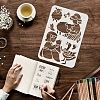 Plastic Reusable Drawing Painting Stencils Templates DIY-WH0202-290-3