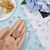 100Pcs 2 Colors Rack Plating Brass Bead Frames KK-SP0002-25-3