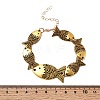 Alloy Link Chain Bracelets for Women BJEW-C133-01AG-3