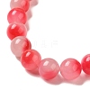 Natural Dyed White Jade Beads Strands G-M402-C04-17-3