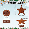 40Pcs 2 Styles Iron Pendants IFIN-CN0001-01-2