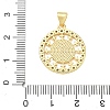 Religion Cross Brass Micro Pave Clear Cubic Zirconia Pendants CU-CBA83A6-03E-G03-3