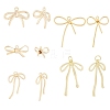 10Pcs 5 Styles Brass Charms KK-HS0001-16-1