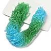 Transparent Painted Glass Beads Strands X1-DGLA-A034-T3mm-A17-1