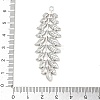 304 Stainless Steel Big Pendants STAS-F360-07GP-3