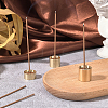 3Pcs 3 Style Brass Incense Burner Holder AJEW-GA0003-75-4