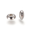 Non-Tarnish 304 Stainless Steel Smooth Rondelle Beads STAS-M006-03P-C-2