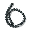 Dyed & Heated Natural Black Agate Beads Strands LS-G-P088-14-6mm-3