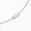 Steel Wire Necklace Cord X-TWIR-SW001-5-2