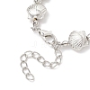 CCB Plastic Beaded Bracelets for Women BJEW-JB13240-02-4