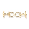 Brass Toggle Clasps KK-F820-06G-2