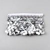 10 Yards Polyester Fringe Lace Trim Sequins Ribbon OCOR-WH0070-188-2